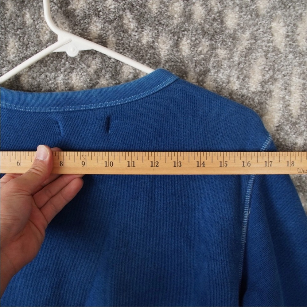 Imogene + Willie Indigo Sweatshirt Fleece Sz XS Limited Edition Blue 0010 - Picture 14 of 14
